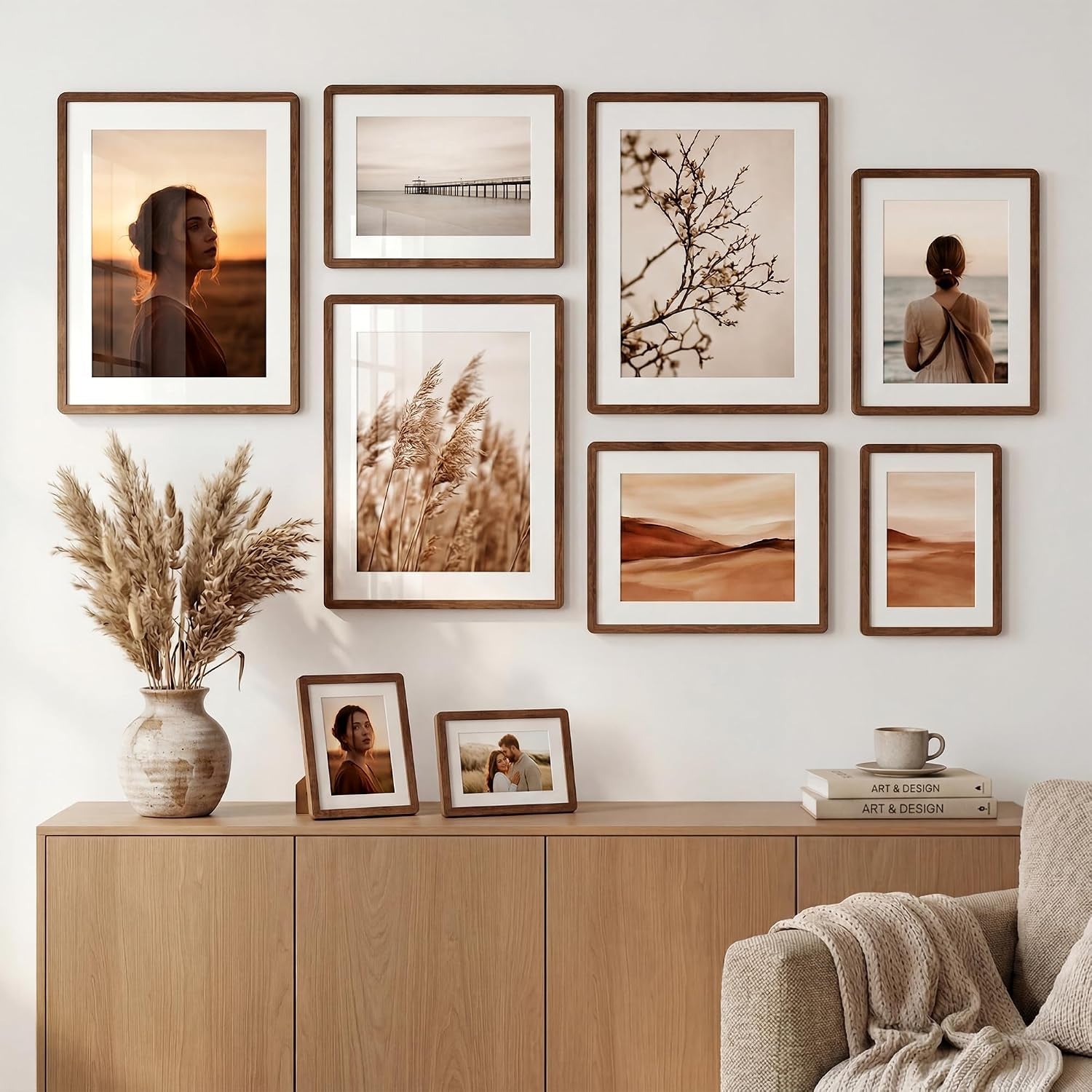 6x8-picture-frame-natural-solid-walnut-wood-6-x-8-photo-frame-with-hd-tempered-glass-rounded-corner-6-by-8-wooden-frame-matted-to-5x7-photos-6x8-frames-for-tabletop-or-wall-display