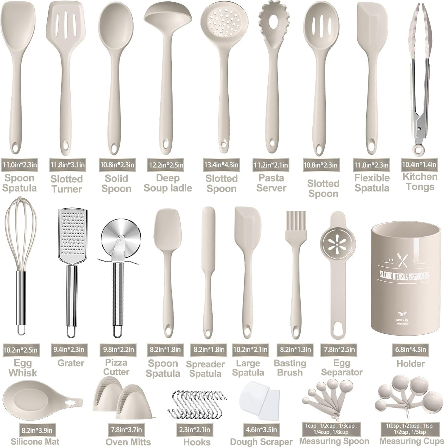 silicone-kitchen-cooking-utensils-set-43-pcs-heat-resistant-khaki-cooking-utensils-set-turner-tongs-spoon-spatula-kitchen-gadgets-tools-set-for-nonstick-cookwaredishwasher-bpa-free