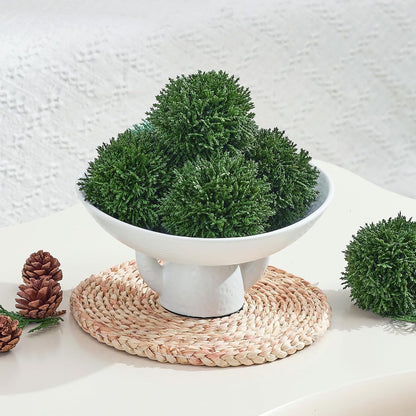 4 Inch Decorative Balls, Real Touch Cedar Topiary Ball Faux Greenery Boxwood Balls for Centerpiece Bowls Farmhouse Home Decor 3 Pcs5