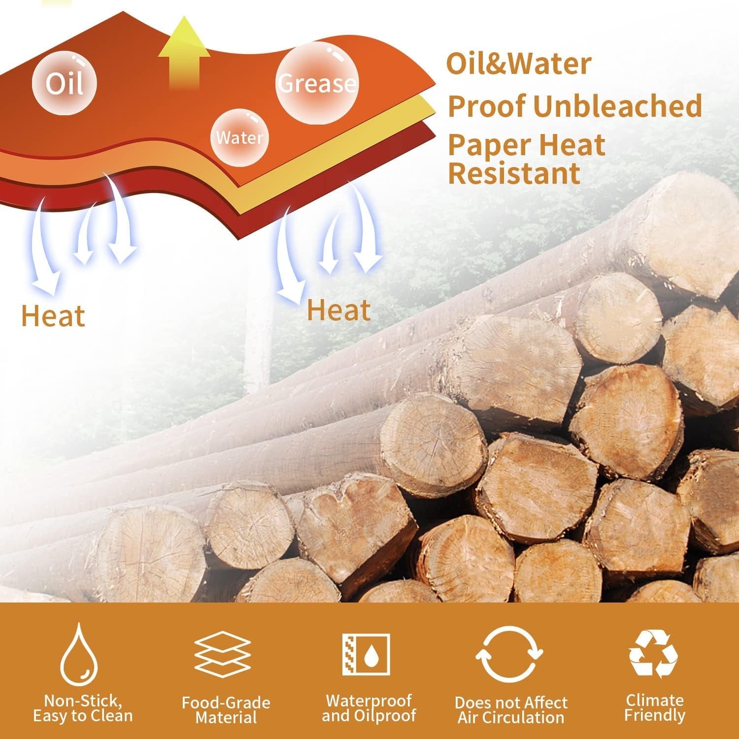 air-fryer-disposable-paper-liner-100pcs-food-grade-parchment-liners-for-ninja-dz201-air-fryer-accessories-baking-paper-9-6-thicken-natural