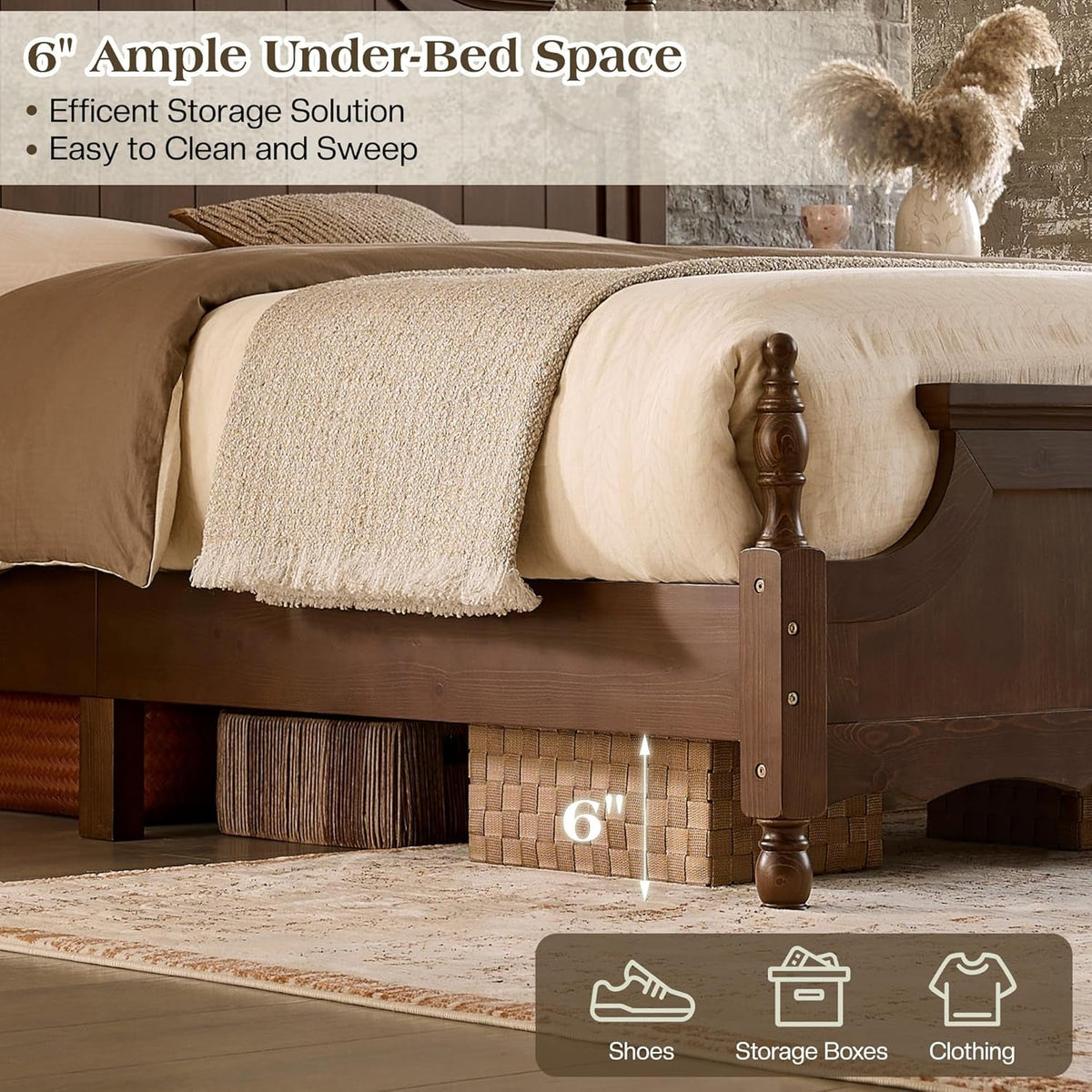 queen-size-solid-wood-poster-bed-55-arched-headboard-dark-walnut