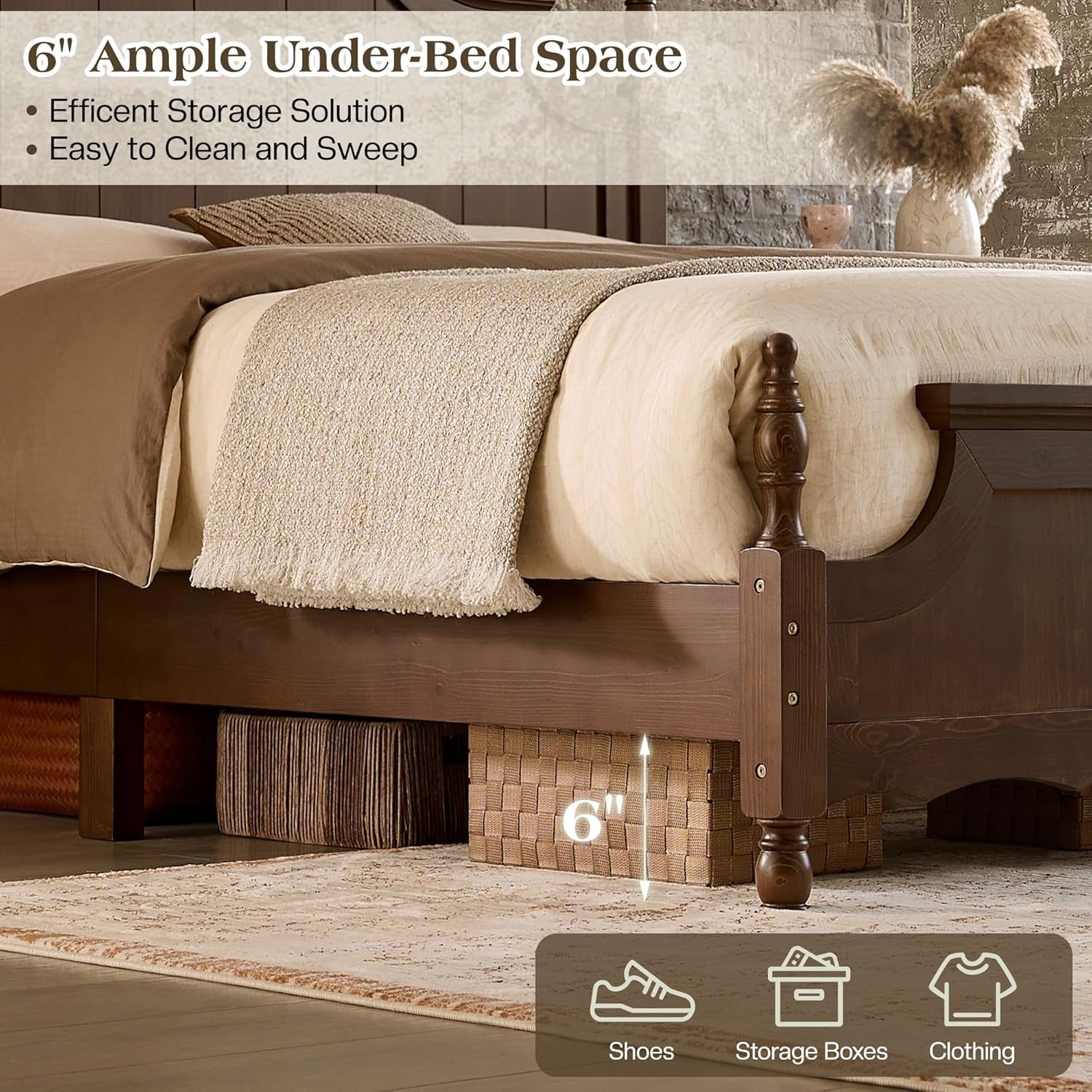 queen-size-solid-wood-poster-bed-55-arched-headboard-dark-walnut
