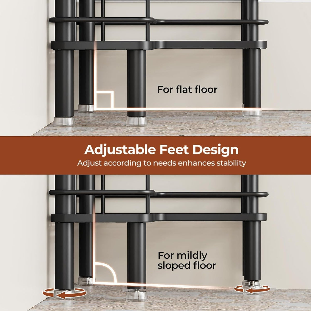 rustproof-4-tier-floor-standing-corner-shower-caddy-organizer-with-toothbrush-holder-large-spacing-floor-shower-shelf-rack-storage-stands-with-hooks-for-bathroom-kitchen-black
