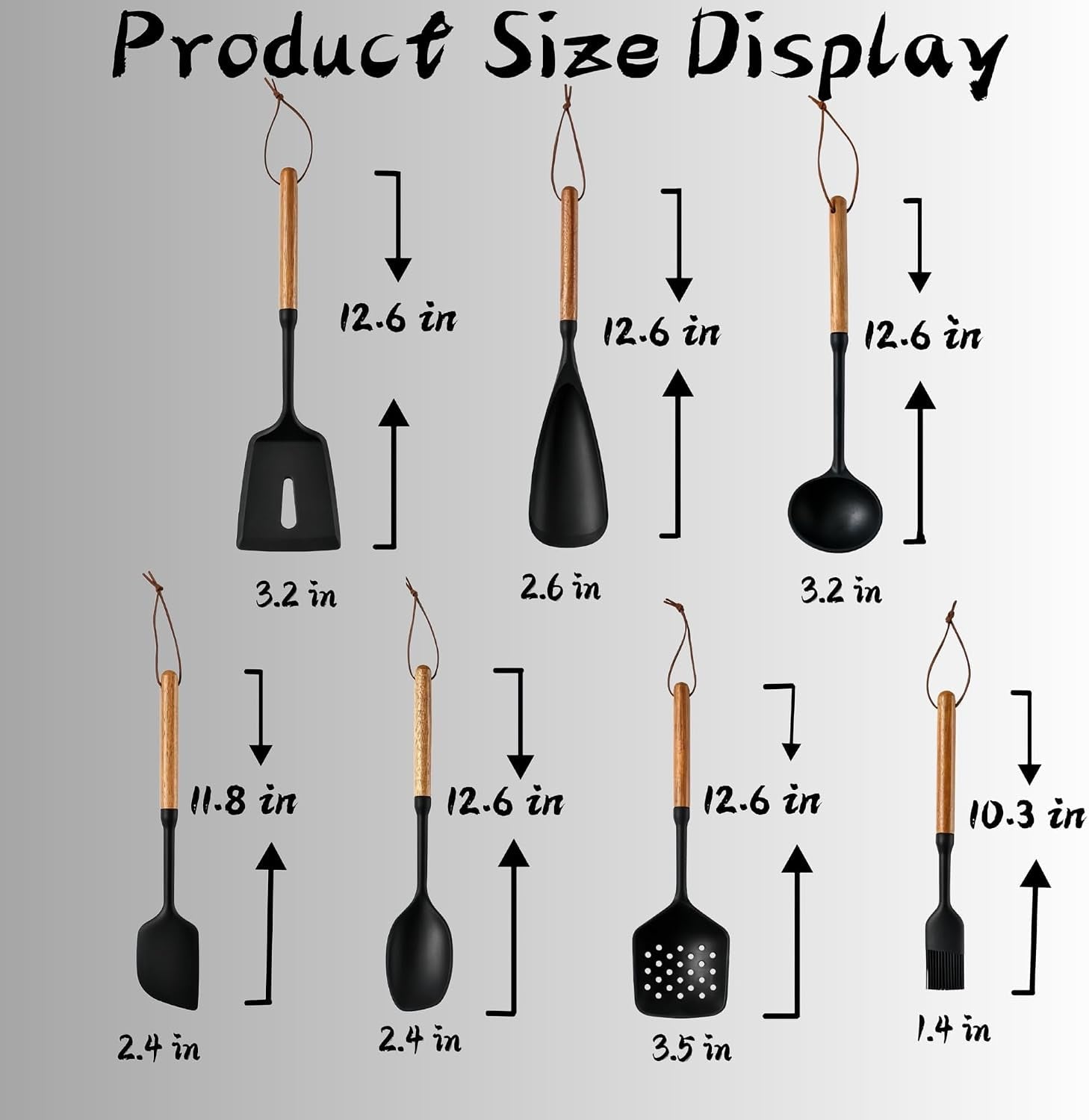 exquisite-silicone-cooking-utensils-set-non-toxic-heat-resistant-kitchen-utensils-set-with-food-grade-silicone-wood-handles-includes-spatula-spoon-for-non-stick-cookware-black