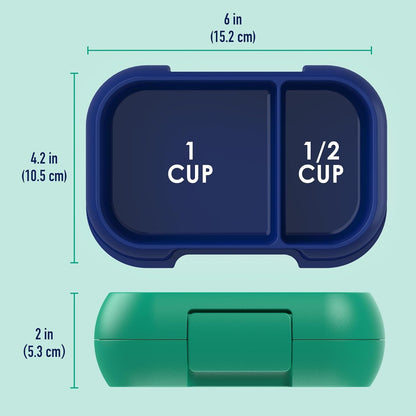 Bentgo Kids Snack Leak-Proof 2 Compartment Bento-Style Container6