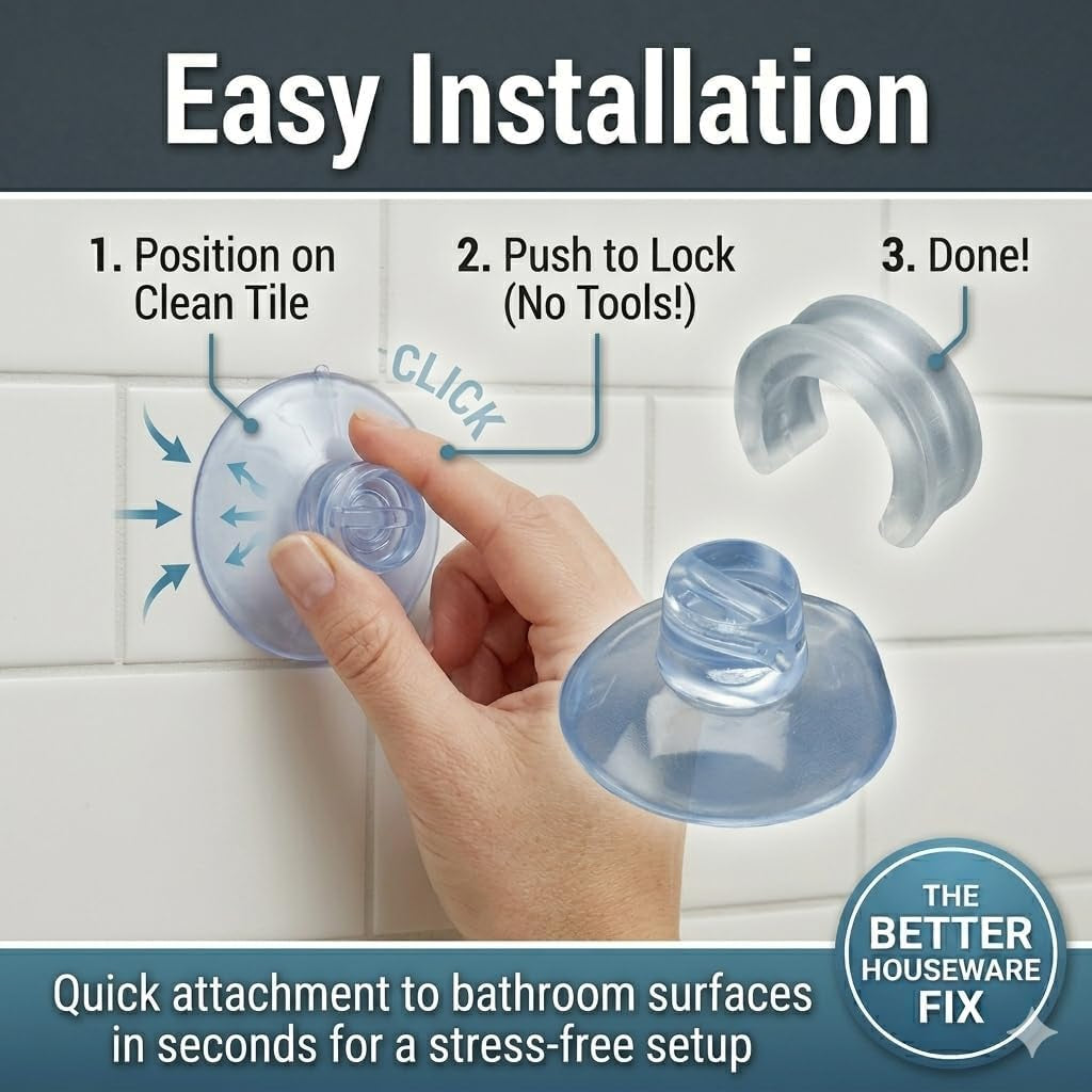 suction-cup-shower-caddy-connectors-shower-caddy-suction-cup-set-for-bathroom-racks-heavy-duty-holder-kit-easy-to-attach-transparent-3-piece-set