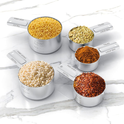 Stainless Steel Measuring Cups Set,Kitchen Gadgets for Cooking & Baking,Set of 55