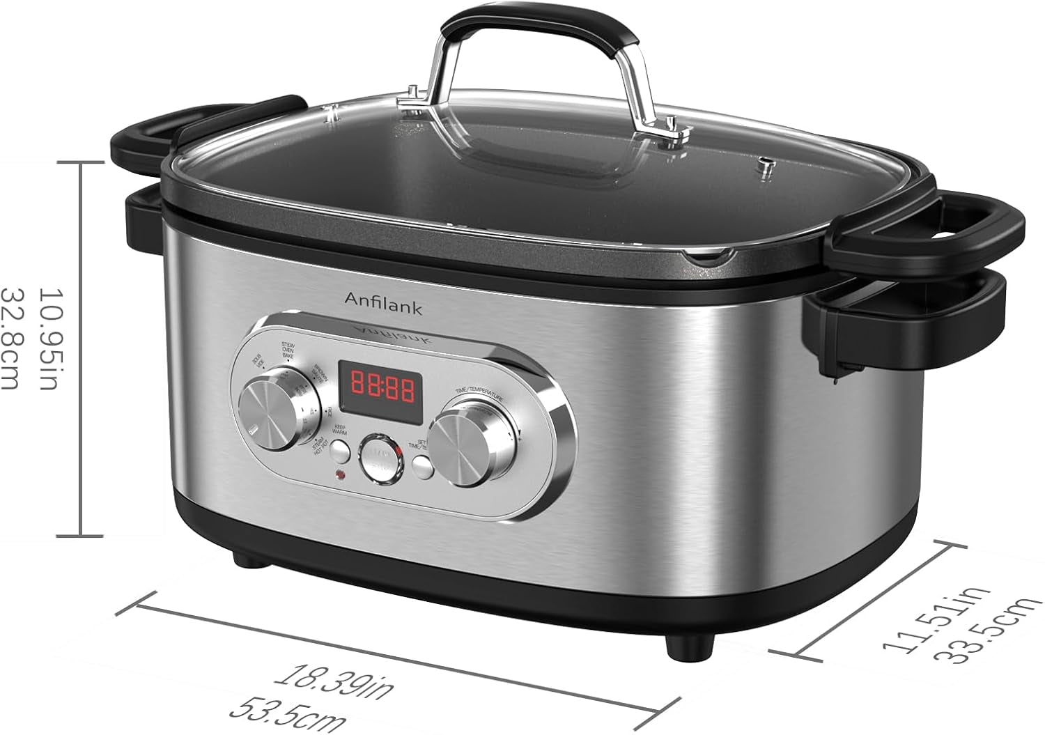 10-in-1-programmable-slow-cooker-with-timer-6-8-quart-crock-pot-presets-to-sous-vide-bake-saute-cook-rice-more-nonstick-dishwasher-safe-pot-adjustable-temp-time-stainless-steel