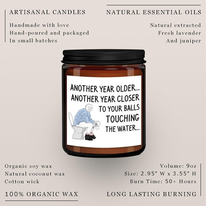 Birthday Gifts for Men Dad Boyfriend Him Husband Grandpa Brother Uncle Coworker Best Friend, Funny Present 65Th 30Th 75Th 60Th 40Th 50Th Birthday Gift Ideas, Happy Birthday Candles Unique Mens Gifts5