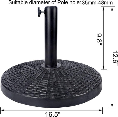 22 Lbs Heavy Duty Patio Market Umbrella Base Stand2