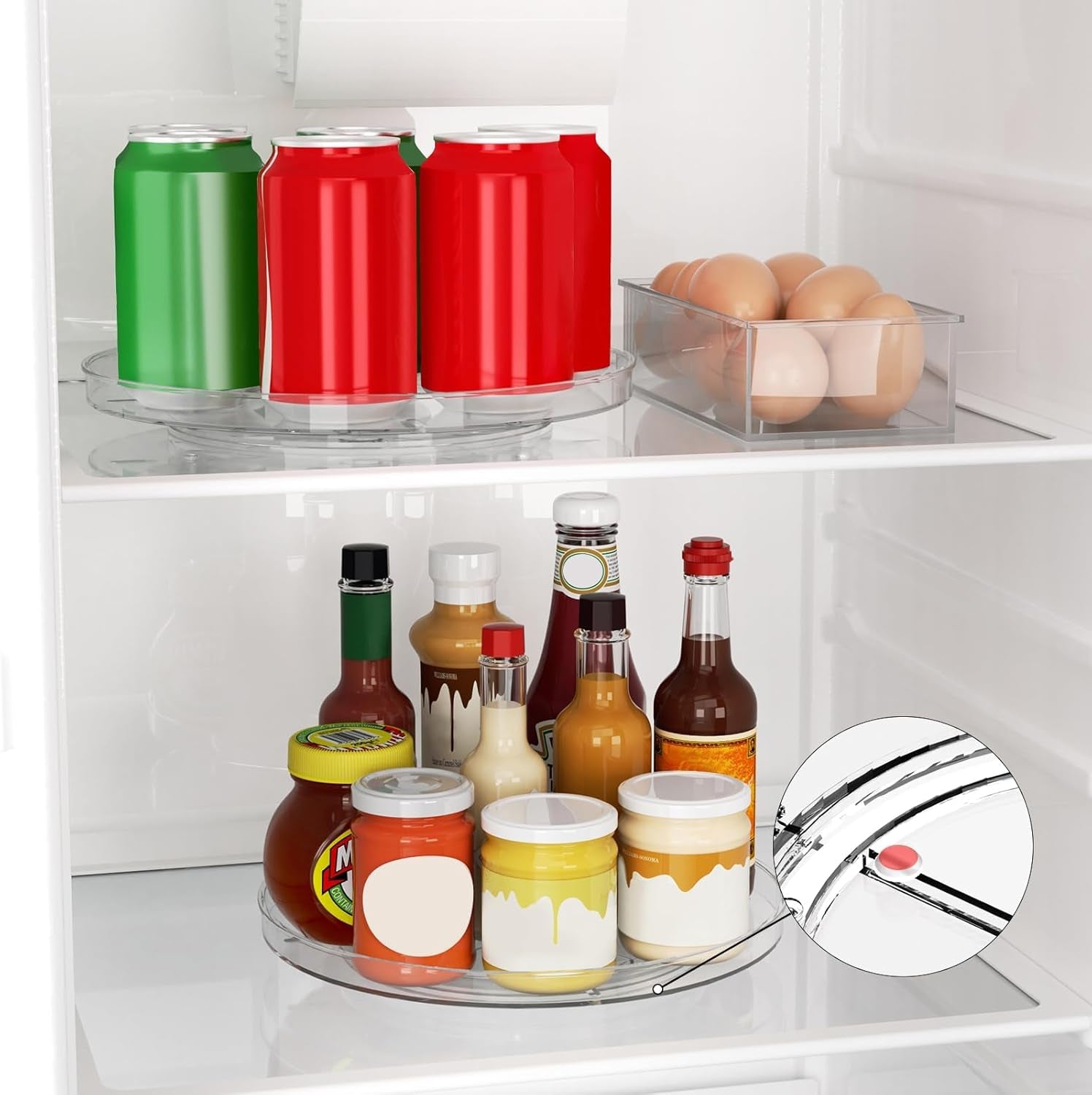 2-pack-lazy-susan-organizer-turntable-clear-9-inch-rotating-organizer-tray-for-cabinet-table-top-round-non-skid-refrigerator-lazy-susan-kitchen-storage-for-pantry-countertop-bathroom-spice-rack