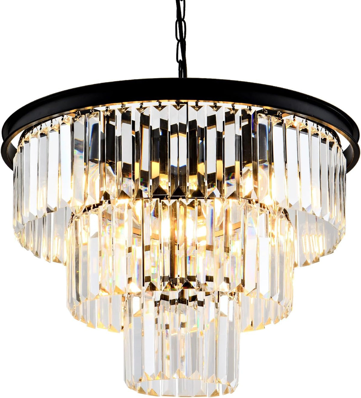 8-light-modern-crystal-chandelier-20-black-chandeliers-for-dining-room-contemporary-pendant-light-fixture-round-3-tier-adjustable-height-e12-for-living-room-foyer-entryway-bedroom