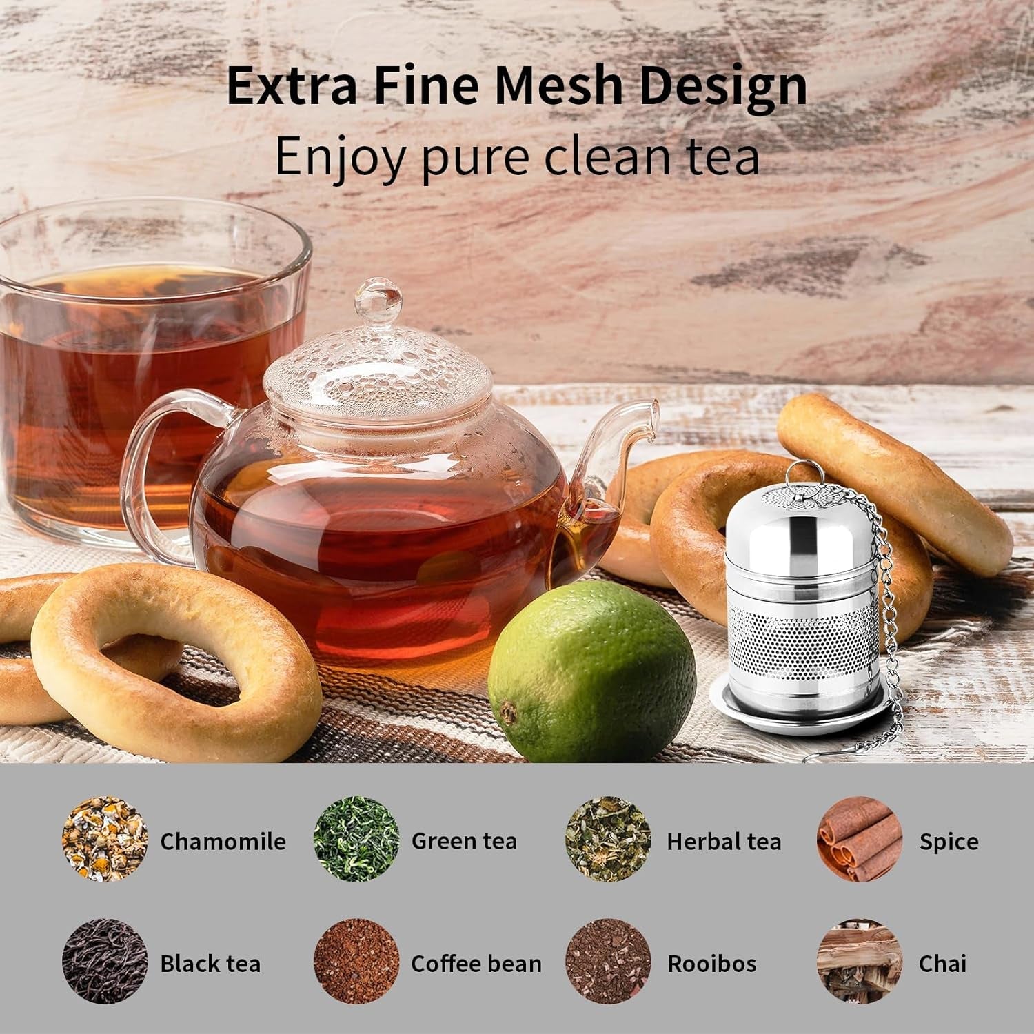 2pcs-fine-mesh-stainless-steel-tea-infusers-with-chain-hook-lid-for-loose-leaf-tea-steeping-reusable-rust-resistant-fits-most-mugs-cups-easy-to-clean