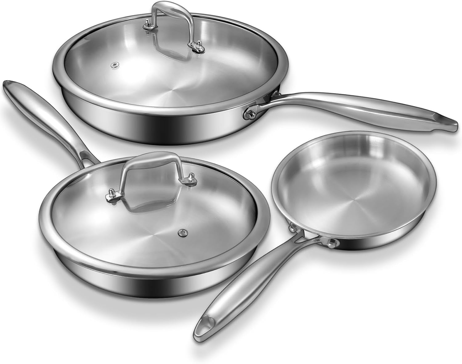 tri-ply-stainless-steel-frying-pans-set-with-lid-8-10-12-cooking-pans-pfoa-ptfe-free-skillet-induction-cooking-pan-dishwasher-and-oven-safe-fast-even-heat-suitable-for-all-stove