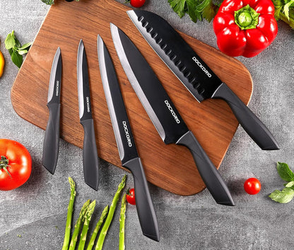 Kitchen Knife Set 19 Piece with Block High Carbon Stainless2