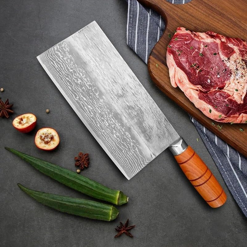 meat-cleaver-knife-8-inch-damascus-pattern-knives-wood-handle-chef-kitchen-knives-chopping-vegetables-cleaver-meat-slice-fish-utility-knife