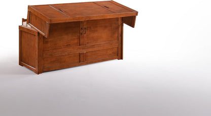 Furniture Murphy Cube Cabinet Bed (Cherry)2