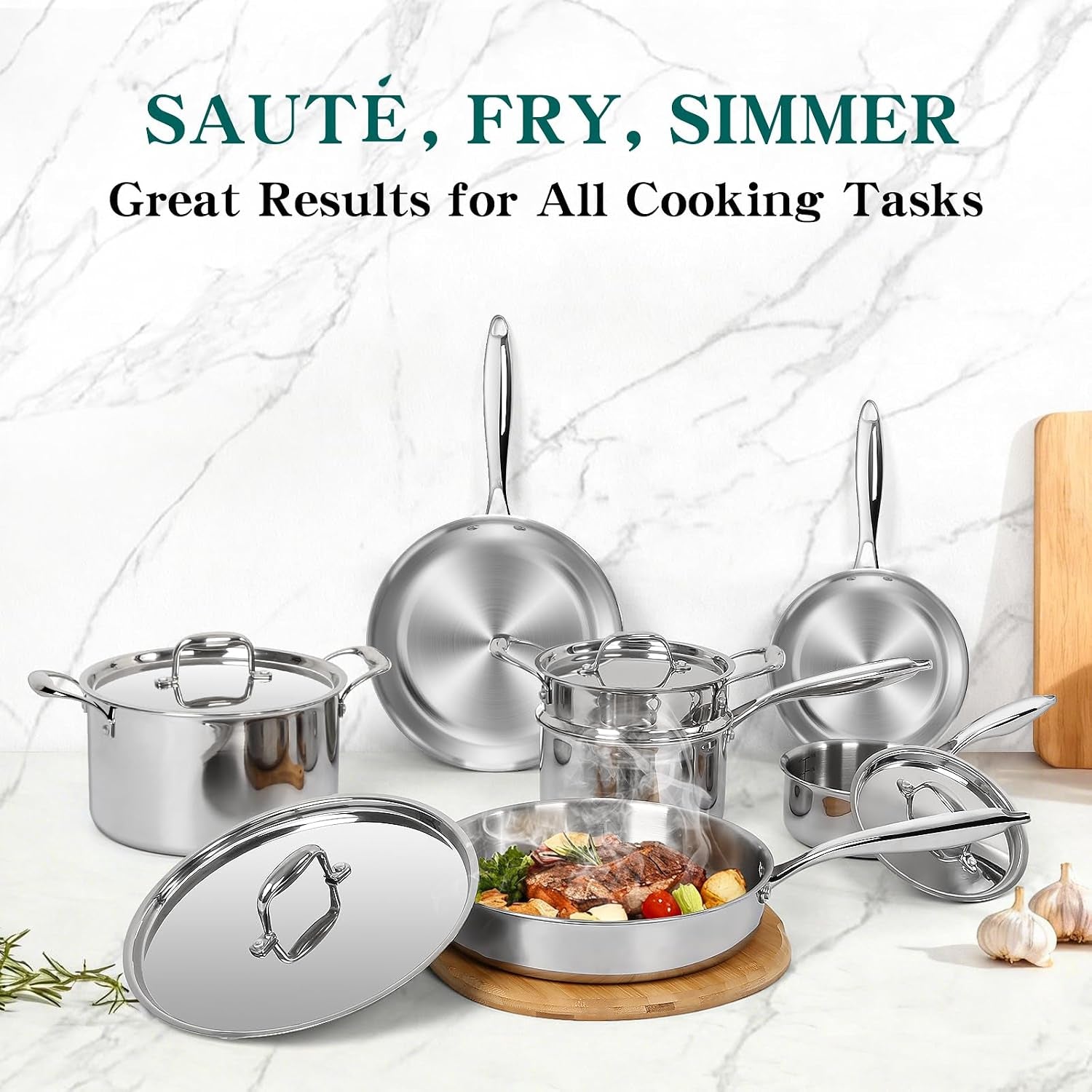 pots-and-pans-set-3-ply-11-piece-stainless-steel-cookware-set-oven-dishwasher-safe-induction-compatible-frying-pans-saucepans-saute-pan-stock-pot-pfoa-free-kitchen-skillet