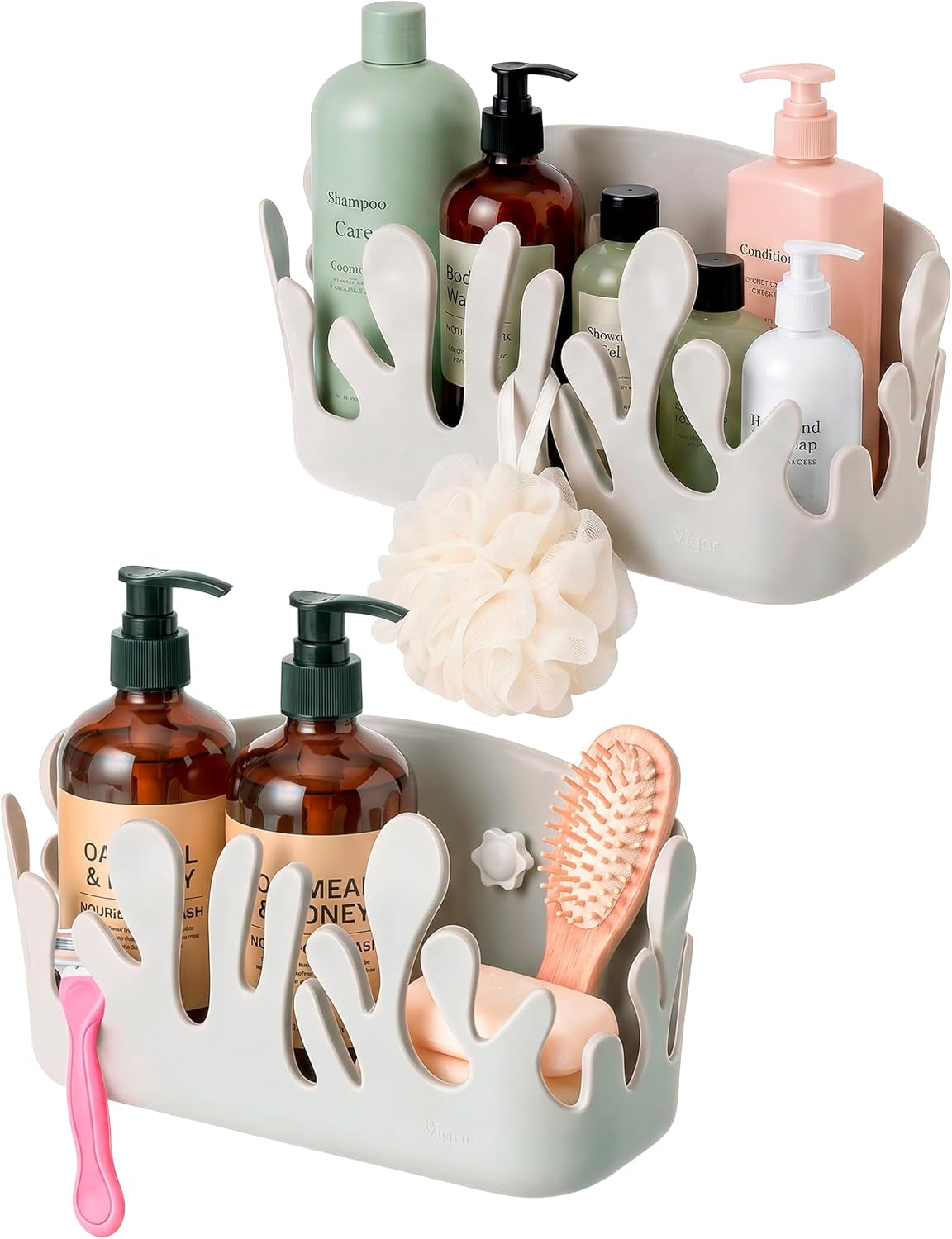 shower-organizer-2-pack-adhesive-shower-caddy-gray