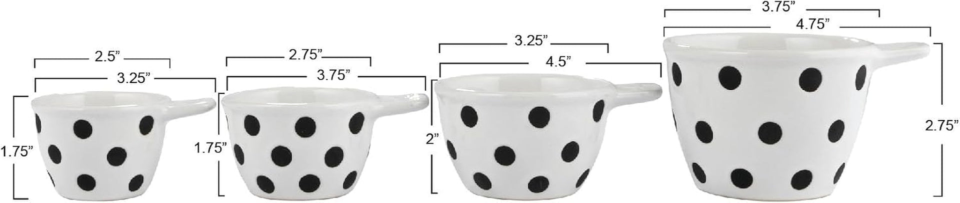 creative-co-op-ceramic-measuring-cups-with-polka-dots-set-of-4-sizes-black-and-white