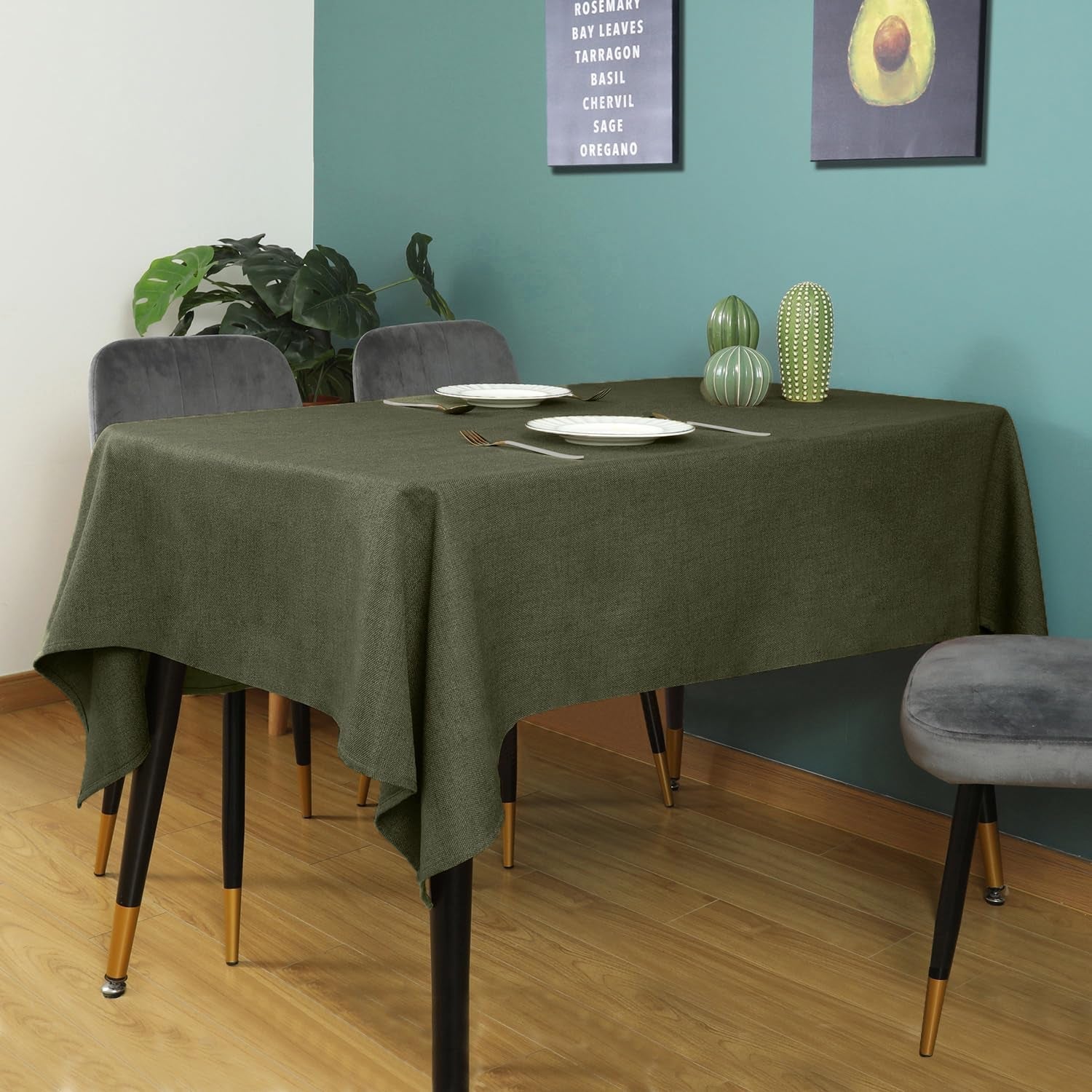 moss-green-table-cloth-rectangle-table-cover-118x57