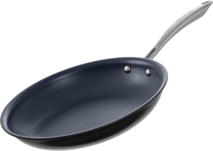 Laser Titanium 10" Fry Pan | Non-Stick, Made without PFAS, PTFE or PFOA, 3X More Durable, Dishwasher & Oven Safe1