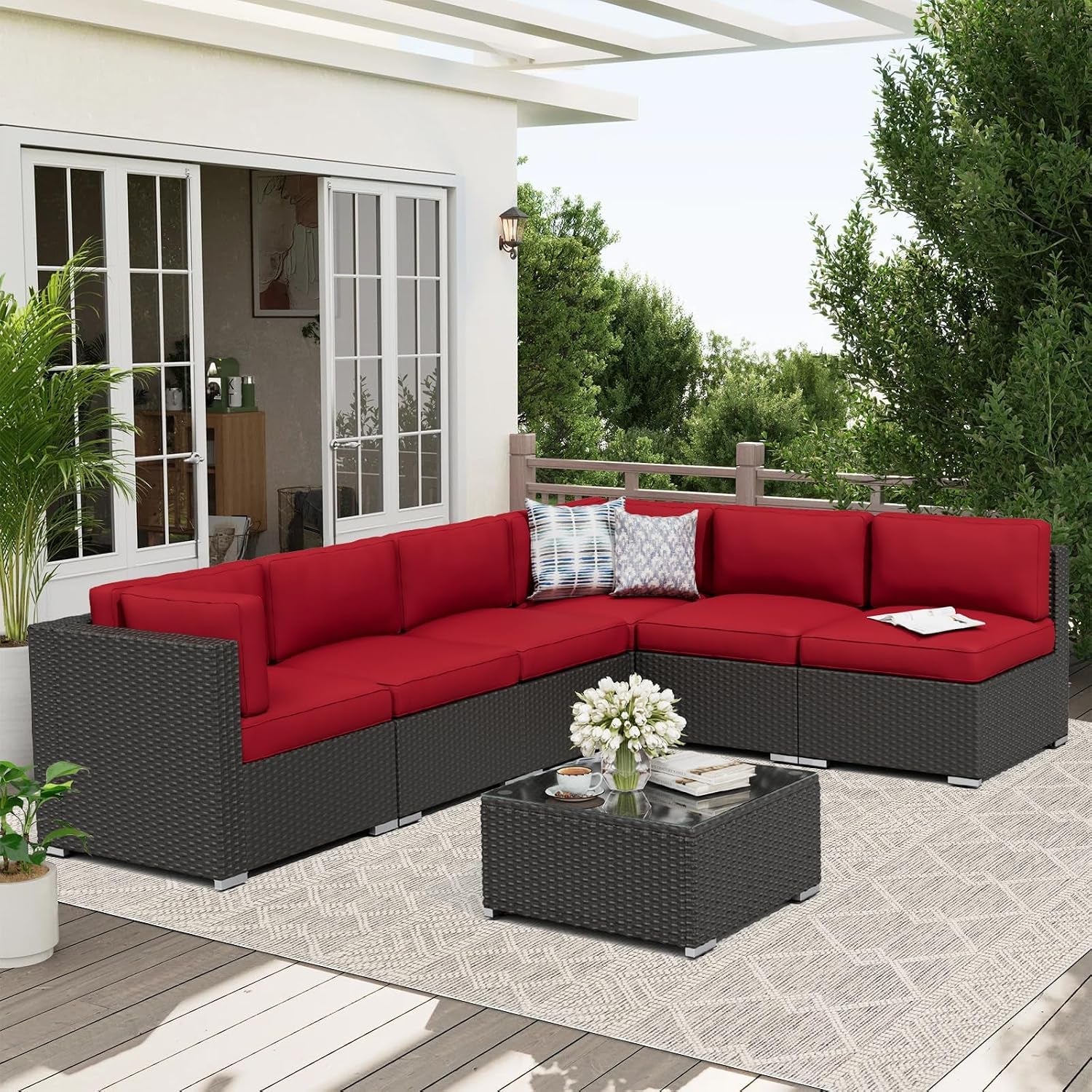 7-piece-outdoor-patio-furniture-black-rattan-wicker-sectional-sofa-conversation-set-with-glass-top-table-and-cushions-red