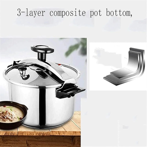 Household Multi-Purpose Electric Steamer, Pressure Cooker, 4/6/9 Litre, Thickened Stainless Steel Pressure Cooker (Size : 6L)5