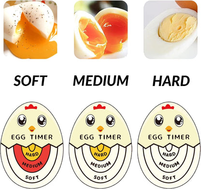 Egg Timer for Boiling Eggs That Changes Color When Done, Tricolor3