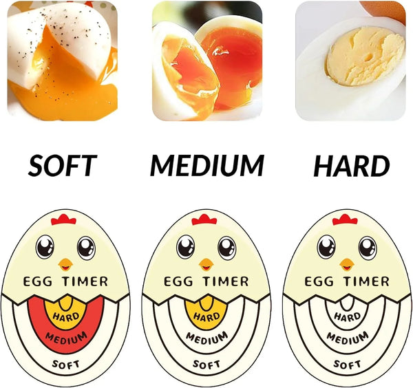 Egg Timer for Boiling Eggs That Changes Color When Done, Tricolor3