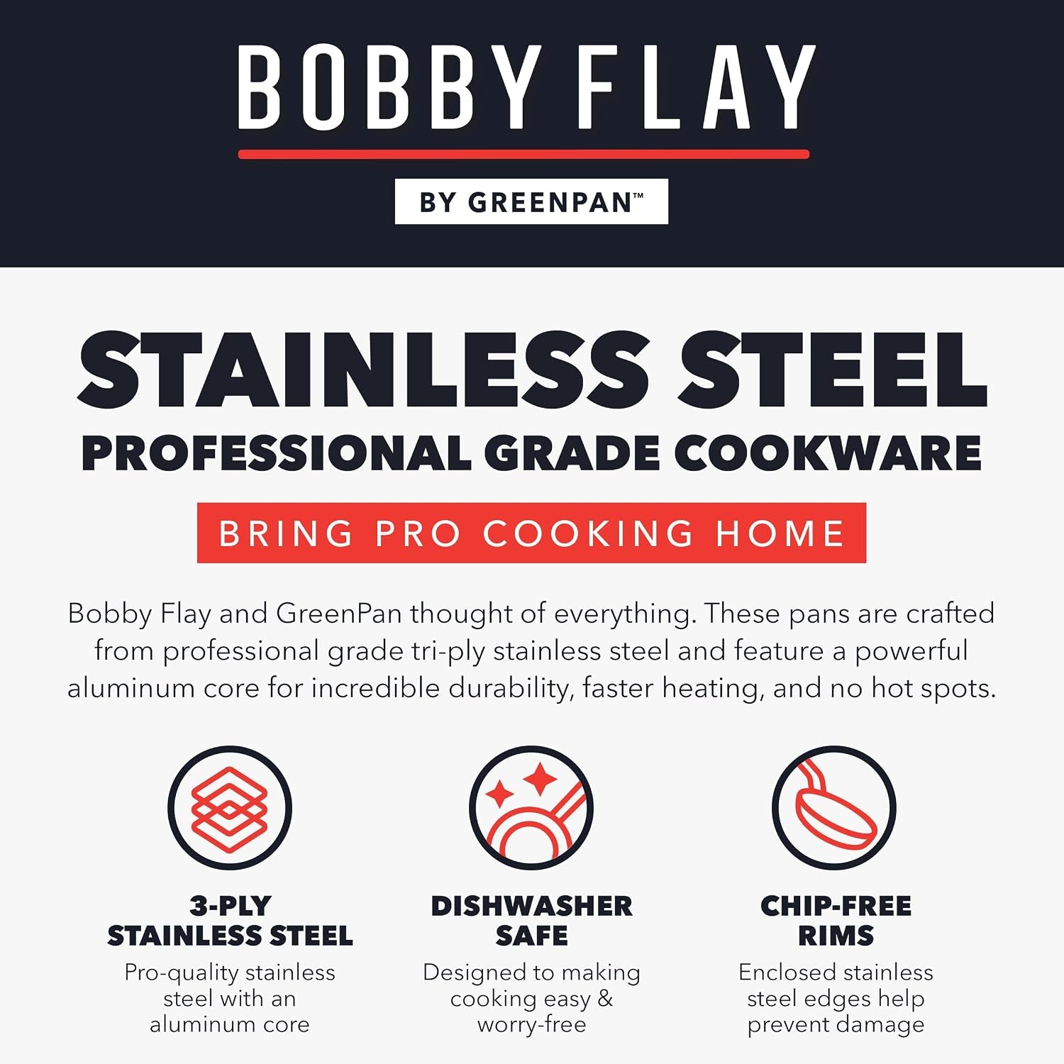 x-bobby-flay-stainless-steel-12-frying-pan-skillet-glass-lid-professional-grade-tri-ply-multiclad-pfas-free-ceramic-nonstick-induction-suitable-dishwasher-oven-safe-stay-cool-handle