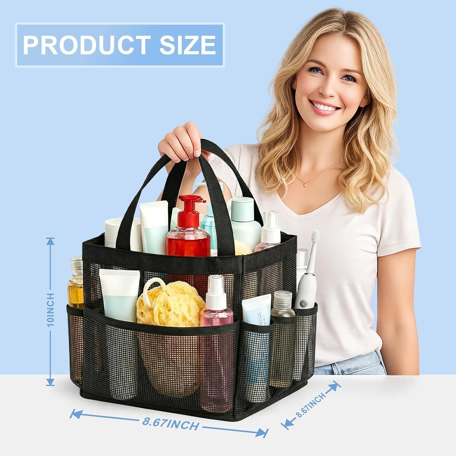 mesh-shower-caddy-portable-with-9-pockets-for-college-dorm-room-essentials