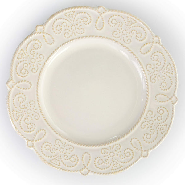 round Decorated Stoneware Scallop Embossed Dinnerware Dish Set, 16 Piece, Luna3