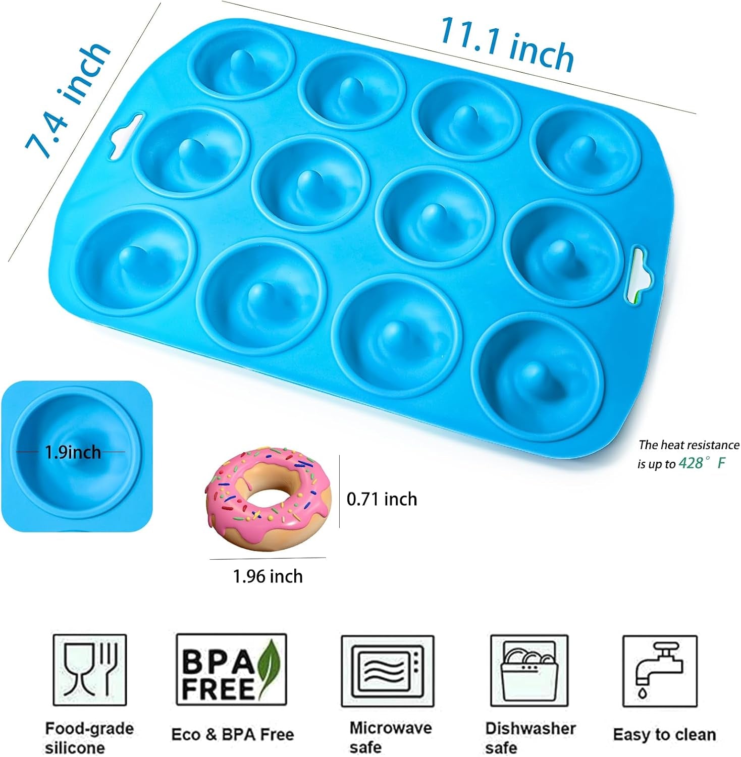 12-hole-silicone-donut-pan-non-stick-bite-size-donut-pans-for-baking-heat-resistant-mini-donut-mold-for-baking-donuts-muffin-cake-biscuit-bagels-non-stick-bottom-dishwasher-safe