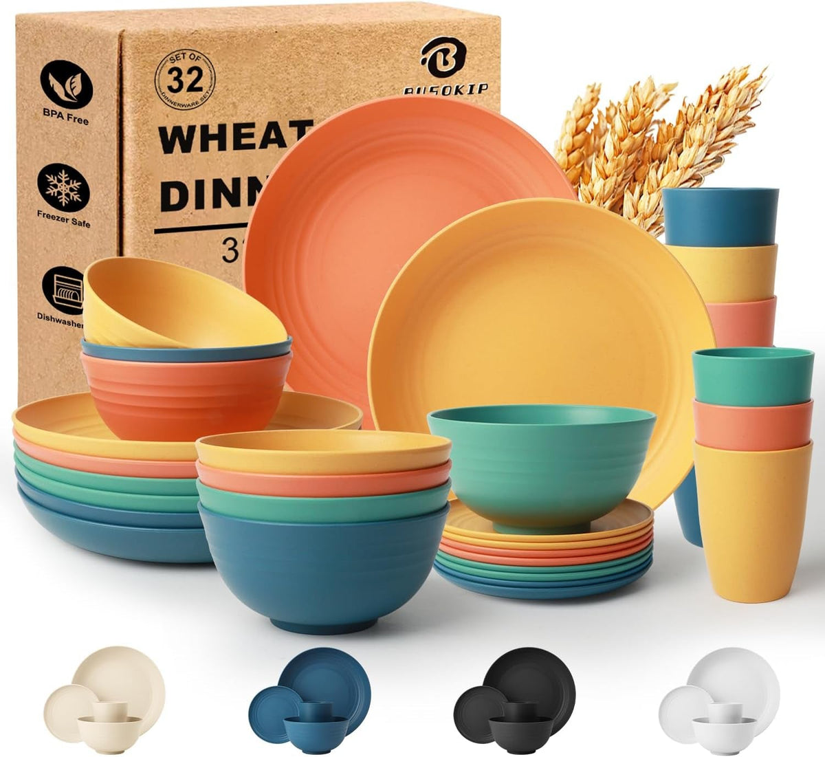 wheat-straw-dinnerware-sets-for-8-32piece-dishes-set-for-8-multi