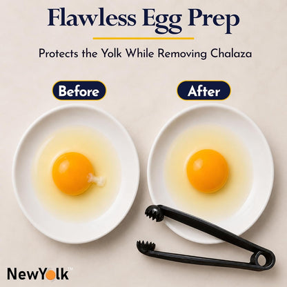 The Original Egg Tool. Engineered to Instantly Pick up That Nasty Glob of Chalaza Membrane off Egg Yolks. Picks up Broken Eggshell Fragments with Ease. Essential Kitchen Tool for Food Competitions.5