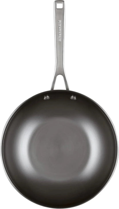 Kitchenaid NITRO Carbon Steel Wok, 10-Inch Nitrided Carbon Steel Pan, Stir Fry Pan, Gray7