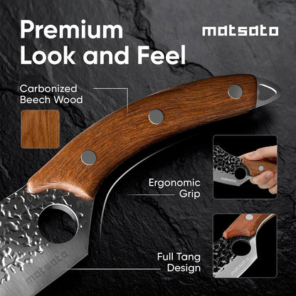 Japanese Steel Chef Knife – Kitchen Knife for Meat & Vegetables3