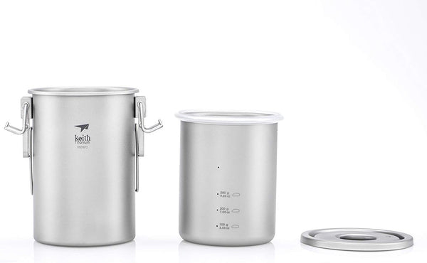 Ti6300 Grade 1 Pure Titanium Multifunctional Cooking Pot4
