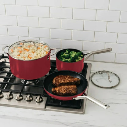 Ninja Foodi Neverstick 11-Piece Cookware Set, Guaranteed to Never Stick, C196006