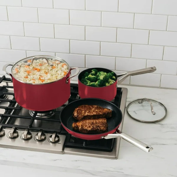 Ninja Foodi Neverstick 11-Piece Cookware Set, Guaranteed to Never Stick, C196006