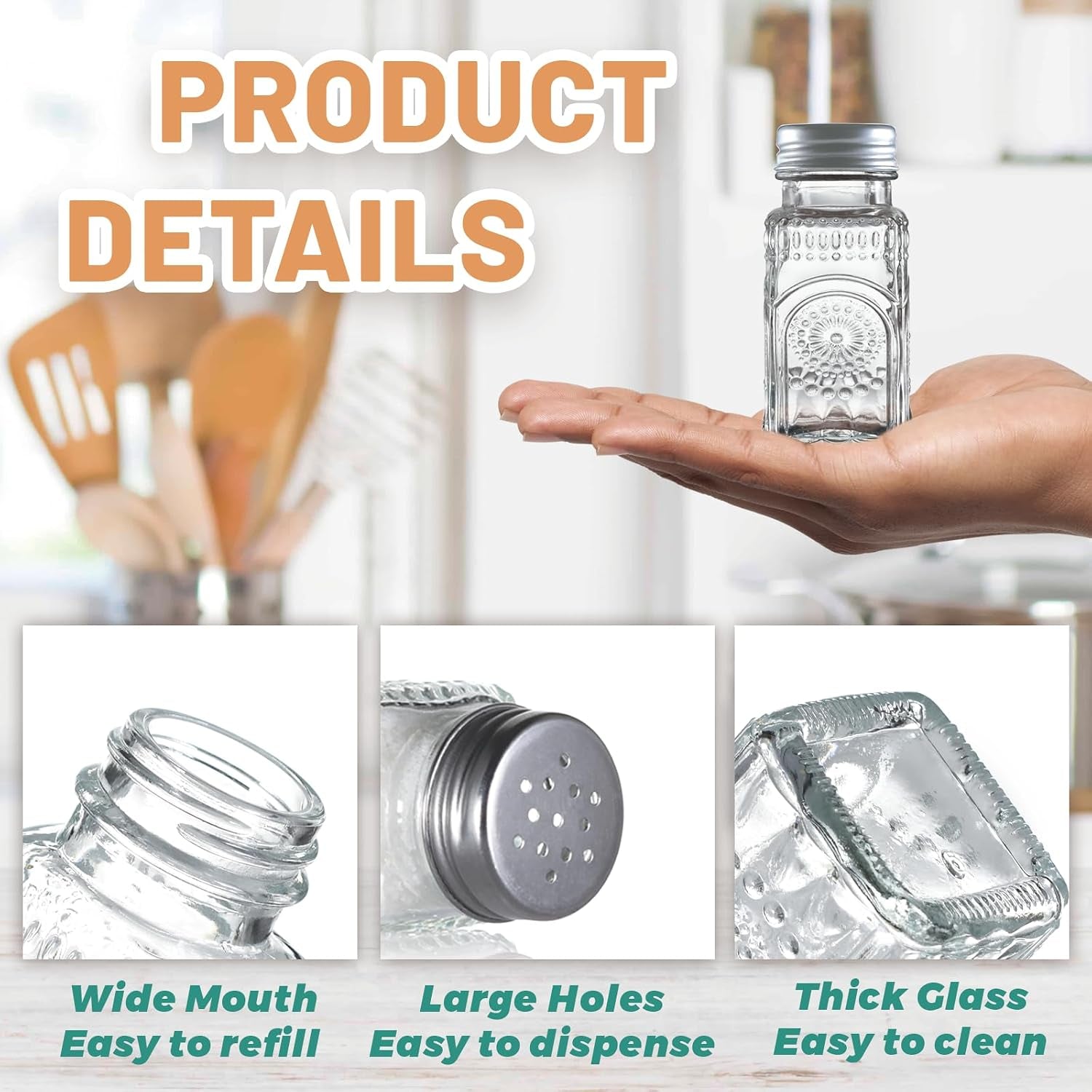 2-pack-glass-salt-and-pepper-shakers-with-304-stainless-steel-lid-vintage-spice-shakers-for-dining-room-table-kitchen-restaurant-sunflower-style