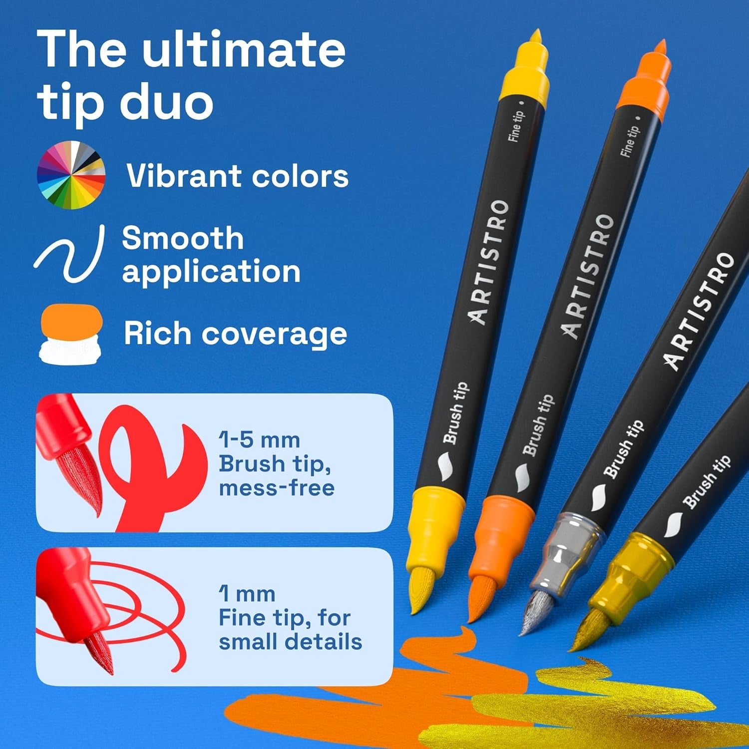 100-acrylic-dual-tip-glass-marker-pens-for-wine-glasses-brush-fine-tips-vibrant-dual-tip-paint-pens-for-party-charms-diy-craft-art-and-craft-supplies-for-adults-teens-kids