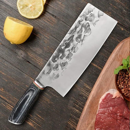 Meat Cleaver, 7 Inch Professional Slicing Chef Knives Stainless Steel Forged Kitchen Knife Vegetable Fruit Knife Cooking Tools4
