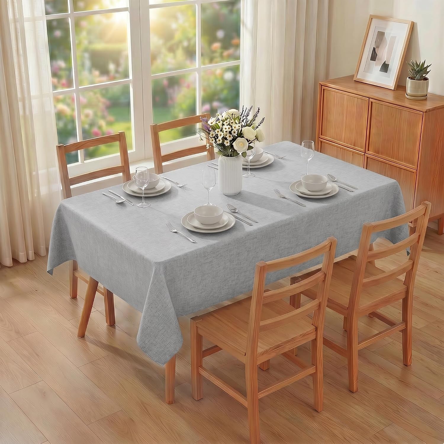 faux-linen-tablecloth-wrinkle-resistant-52-x-70-inch-grey-washable-dust-proof-rectangle-table-cloth-for-kitchen-dining-outdoor-picnic-farmhouse-decorative-oblong-table-cover