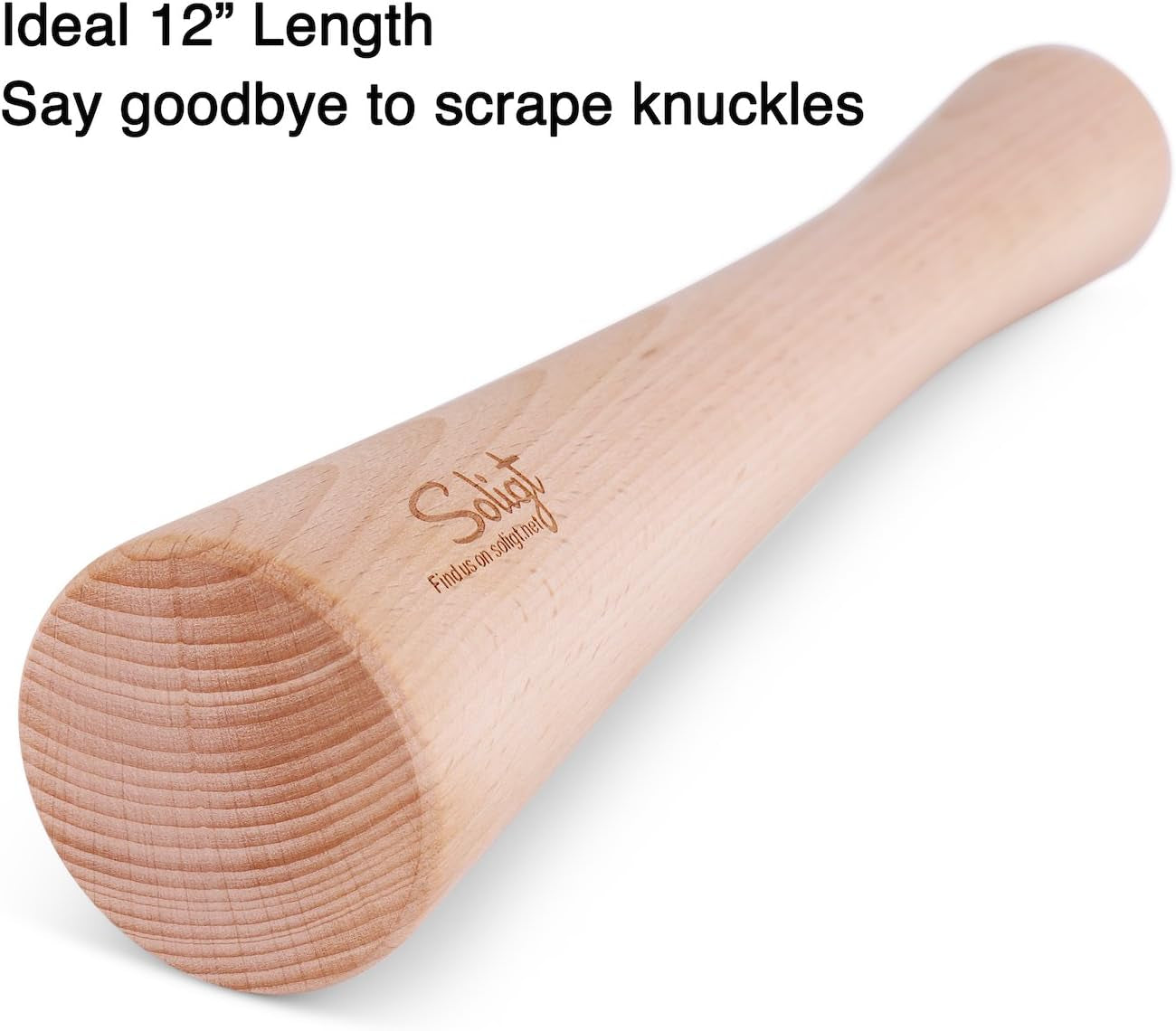12-sauerkraut-pounder-for-mason-jars-vegetable-fermentation-one-piece-of-solid-wood
