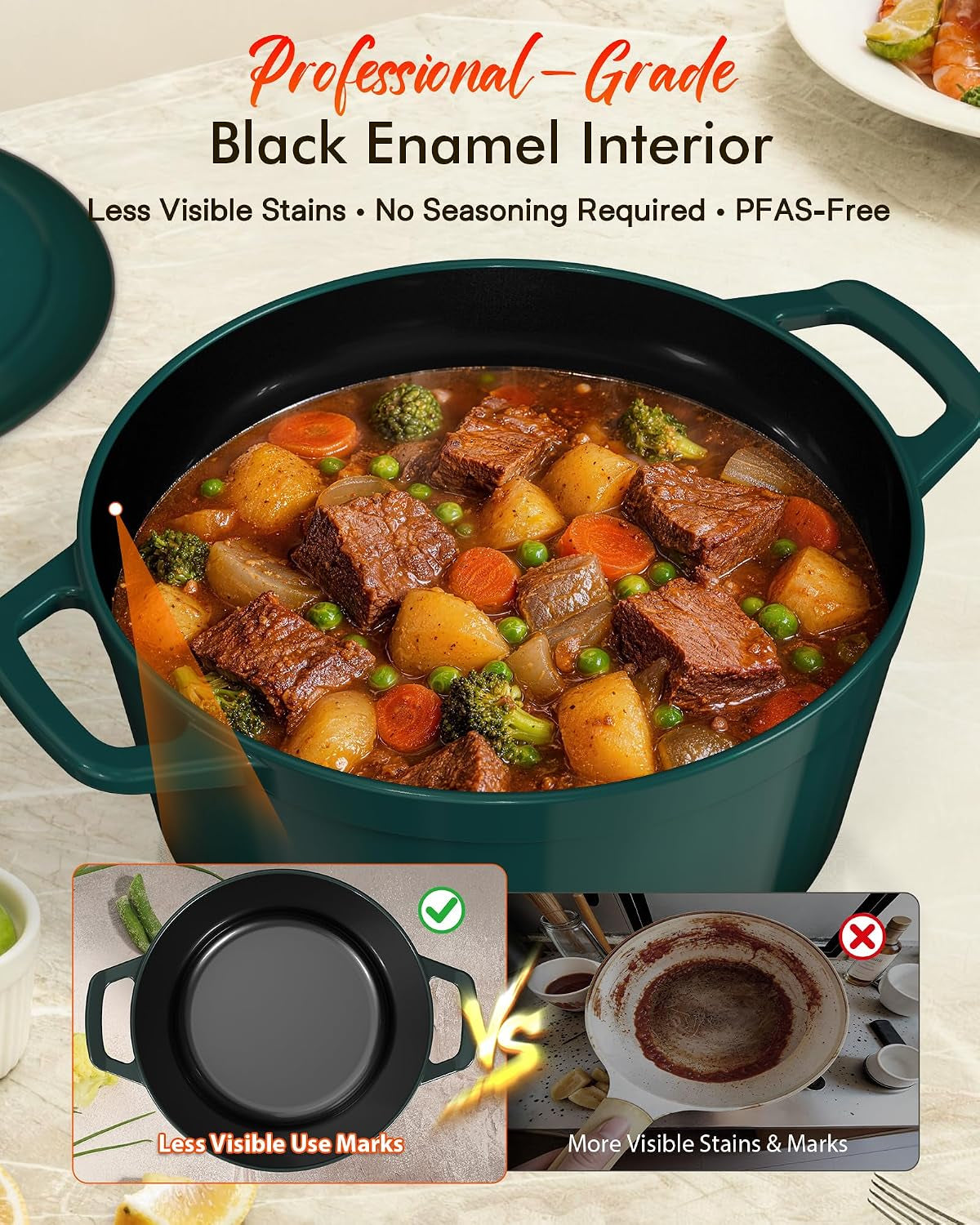 6-qt-pfas-free-enamel-cast-iron-dutch-oven-pot-with-lid-pine-forest-7-layer-black-enamel-sourdough-bread-soups-chili-slow-cooking-rust-resistant-lid-rim-all-cooktops-oven-safe-500-f