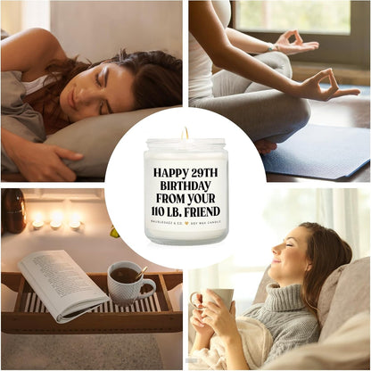 Funny Best Friend Birthday Gifts for Women- Handmade Lavender Candle7