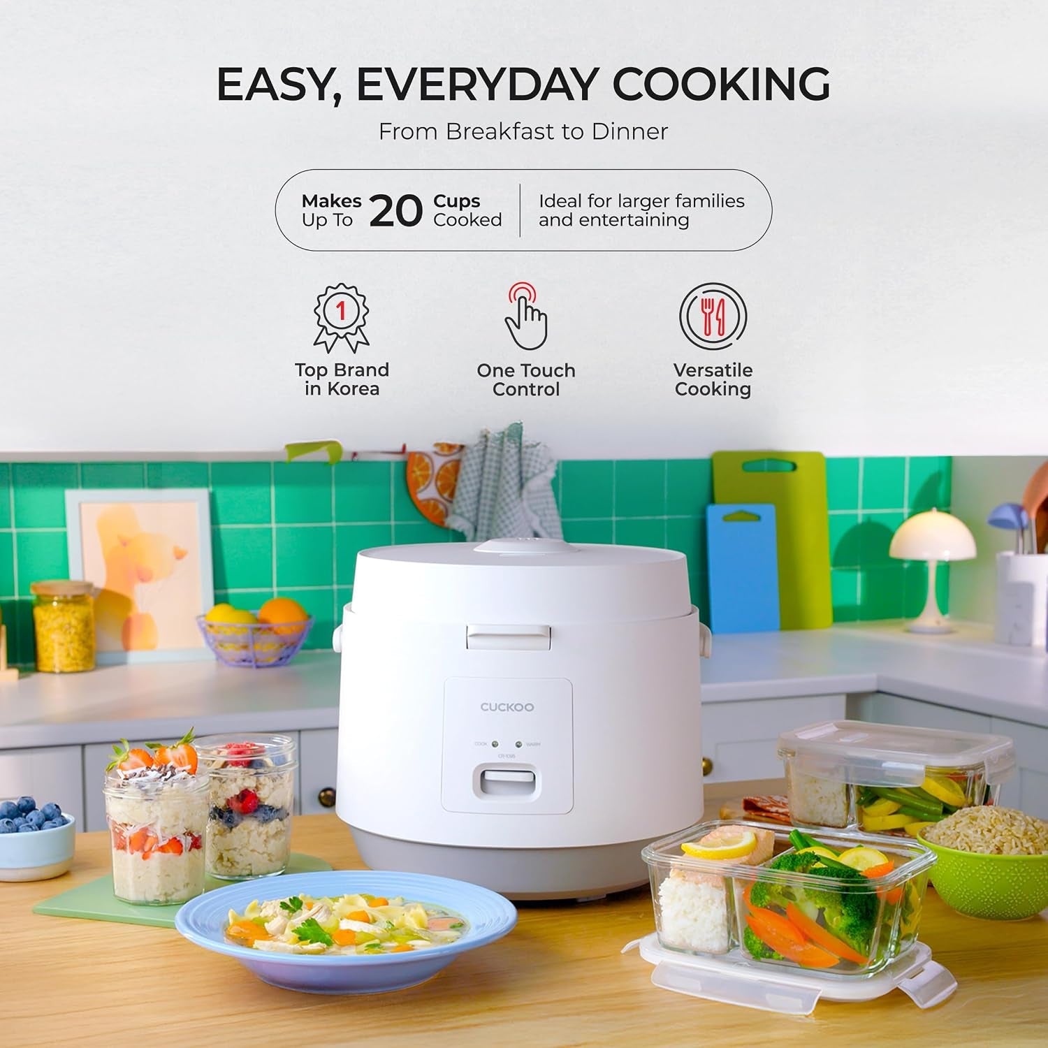 cuckoo-rice-cooker-and-warmer-20-cup-cooked-white-cr-1095-large-10-cup-uncooked-capacity-nonstick-inner-pot-2-menus-steam-tray-included-one-touch-operation-automatic-keep-warm
