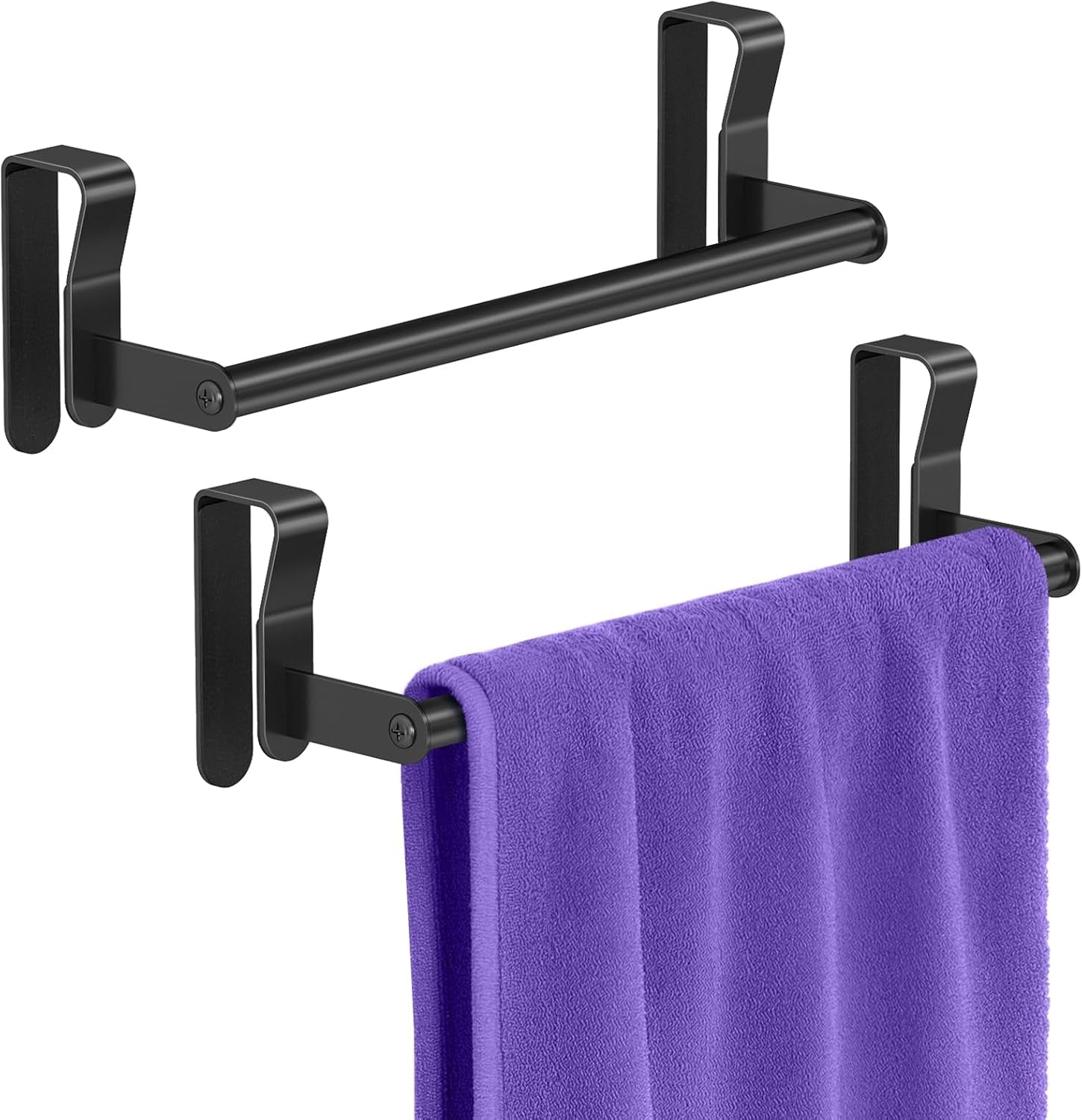 over-cabinet-towel-holder-2-pack-cabinet-door-towel-bar-black